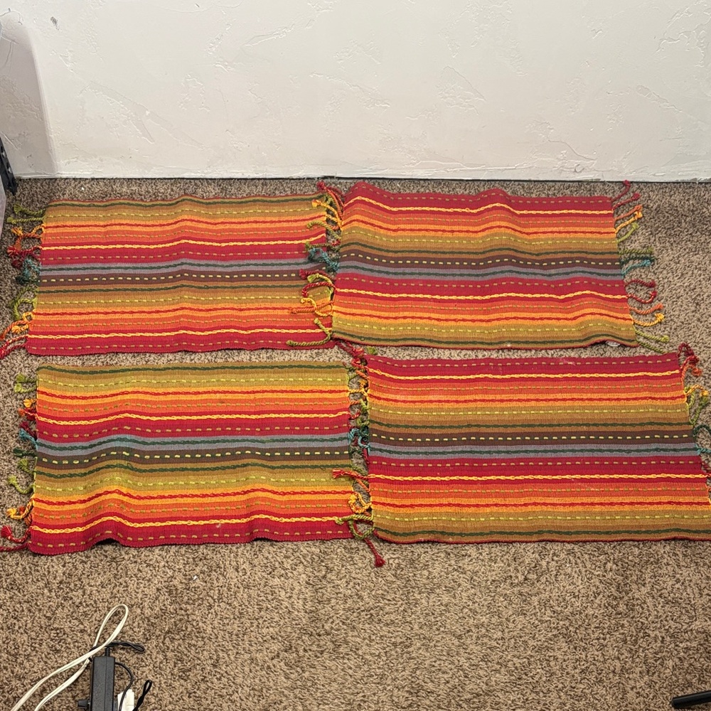 Pier 1 Imports Colorful Striped Placemats